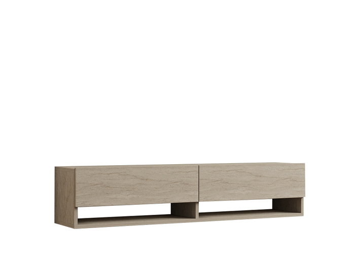 Hanah Home Mueble de TV Arges - Travertino Hanah Home Mueble de TV Arges - Travertino